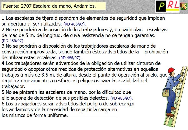112 ESCALERA DE MANO